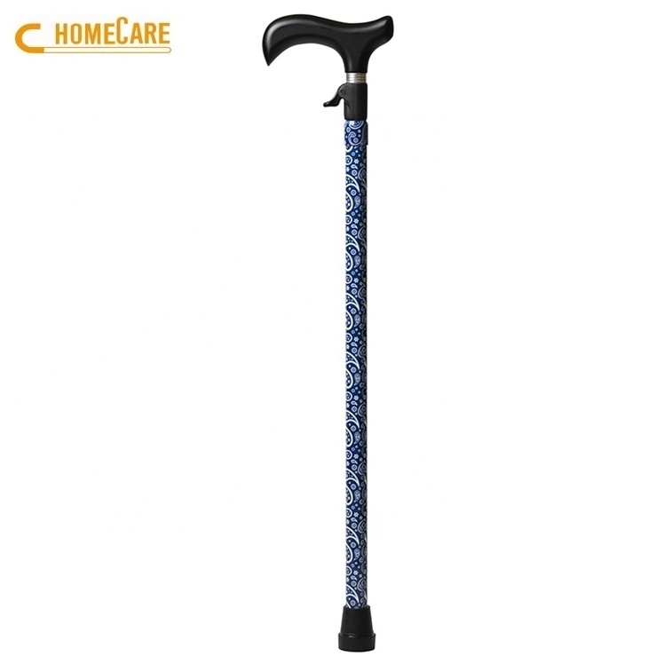 Aluminum alloy hiking trekking walking stick for the disabled