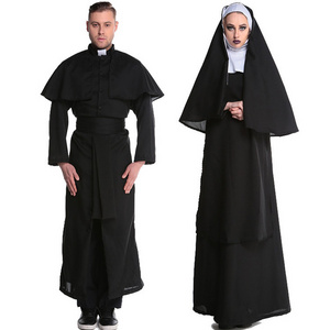 Medieval Jesus Christ Halloween Party Minister Priest Nun cosplay costume