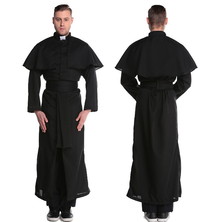 Medieval Jesus Christ Halloween Party Minister Priest Nun cosplay costume