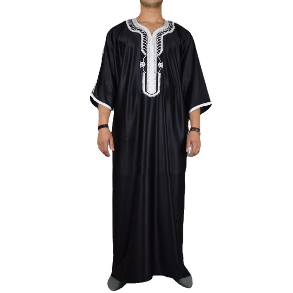 Wholesale Muslim Thobe Islamic Abaya Clothing For Men Long Kaftan Abaya Men