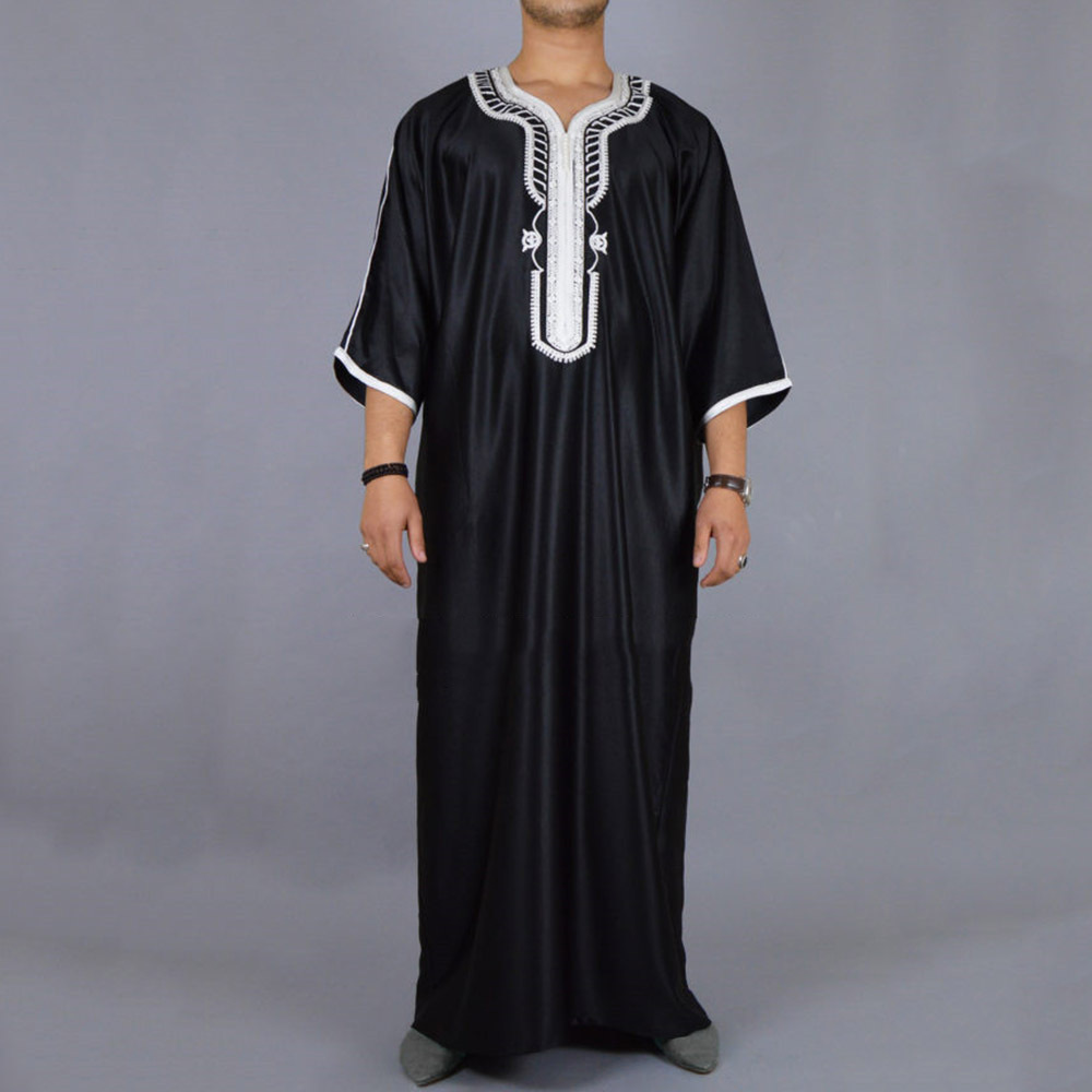 Wholesale Muslim Thobe Islamic Abaya Clothing For Men Long Kaftan Abaya Men