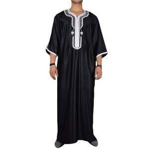 Wholesale Muslim Thobe Islamic Abaya Clothing For Men Long Kaftan Abaya Men