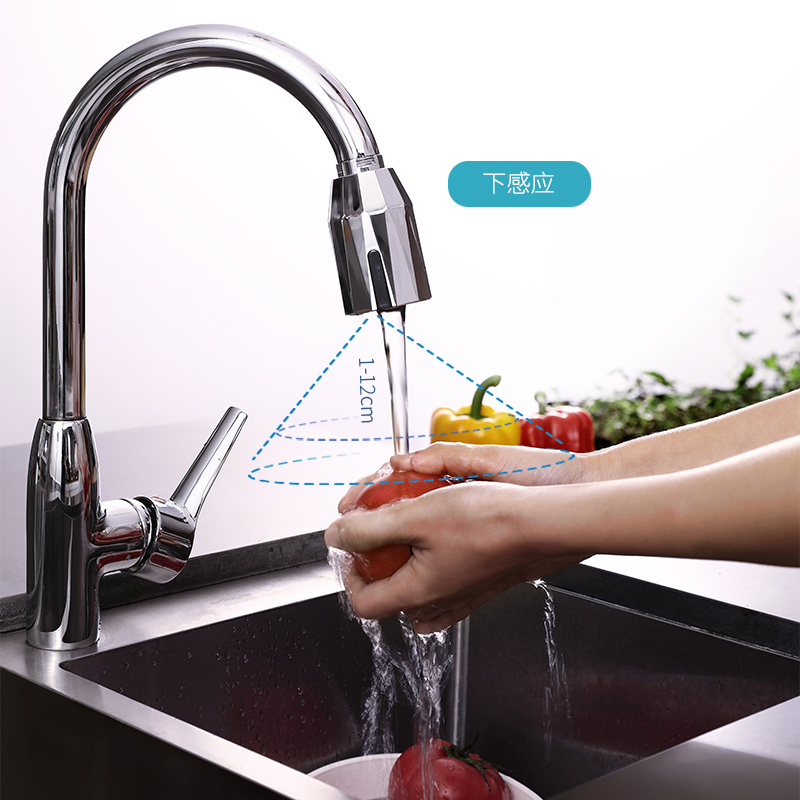 Touchless faucet adapter for kitchen faucets bathroom facuets