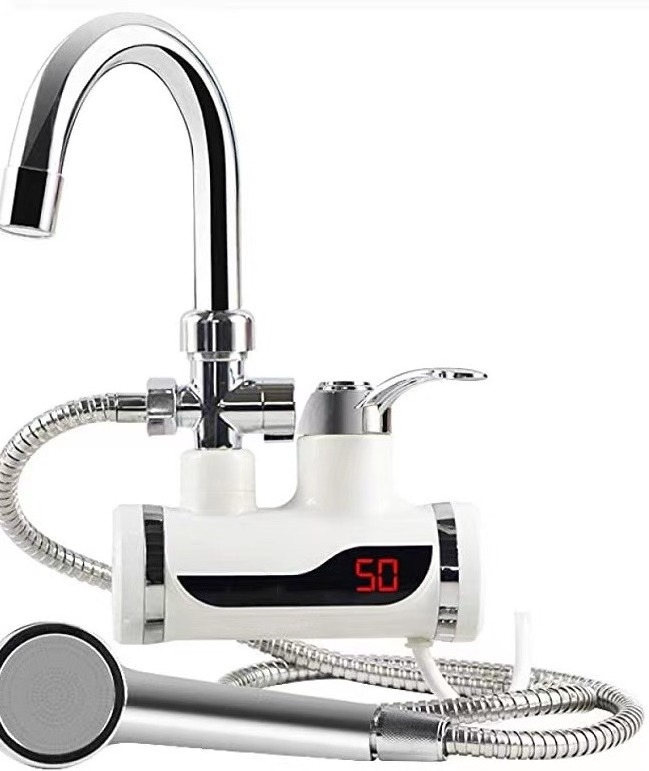 China stainless steel kitchen tap fast heating faucet with LED display for Instant electronic faucet