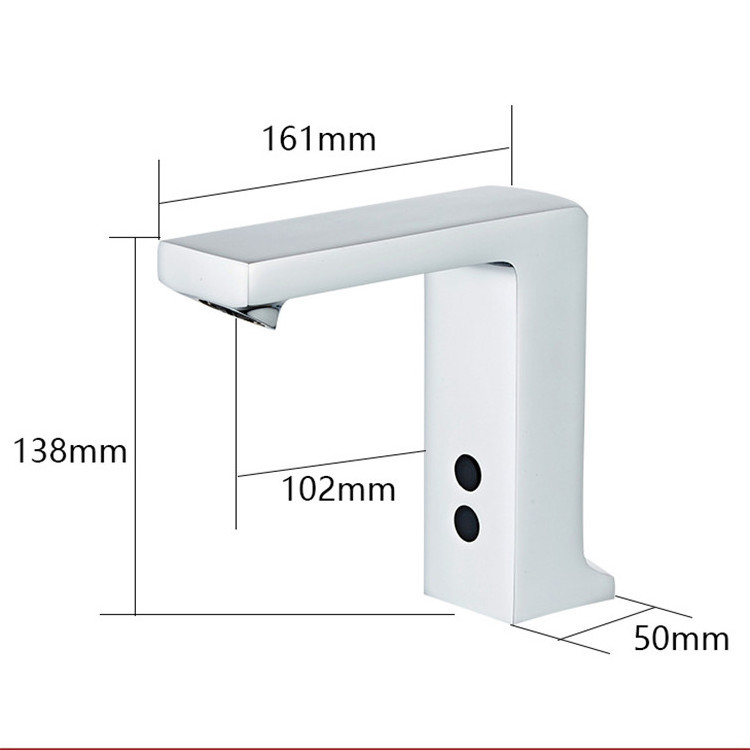 Zinc Alloy Touchless Sensor  faucet bathroom  Activated Sink Water Tap Electronic Infared  Hands Free Sink Basin  Smart Faucet