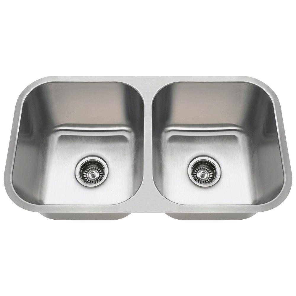 stainless steel kitchen sink for kitchen Undermount 50/50 Double Bowl w/ 18Guage