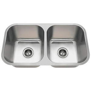 stainless steel kitchen sink for kitchen Undermount 50/50 Double Bowl w/ 18Guage