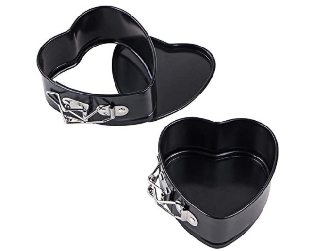 4 inch Heart Shape Mini Cheesecake Pan Baking Molds Accessories of Instapot, Pressure Cooker, Air Fryer & Christmas