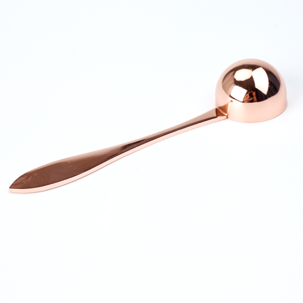 Rose Gold Coffee Scoop Tea Spoons Stainless Steel Measuring Mini Spoon Tablespoon Stirring Spoon for Coffee Tea Sugar