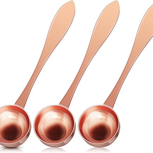 Rose Gold Coffee Scoop Tea Spoons Stainless Steel Measuring Mini Spoon Tablespoon Stirring Spoon for Coffee Tea Sugar