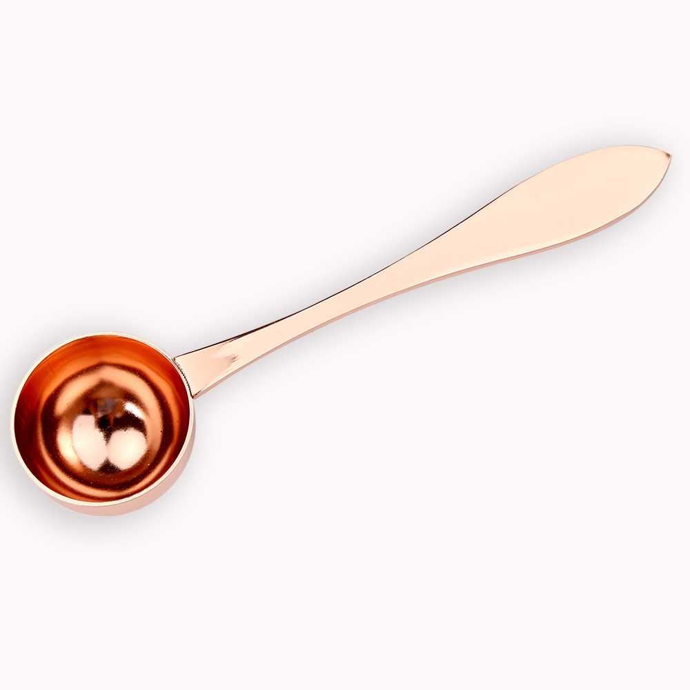 Rose Gold Coffee Scoop Tea Spoons Stainless Steel Measuring Mini Spoon Tablespoon Stirring Spoon for Coffee Tea Sugar