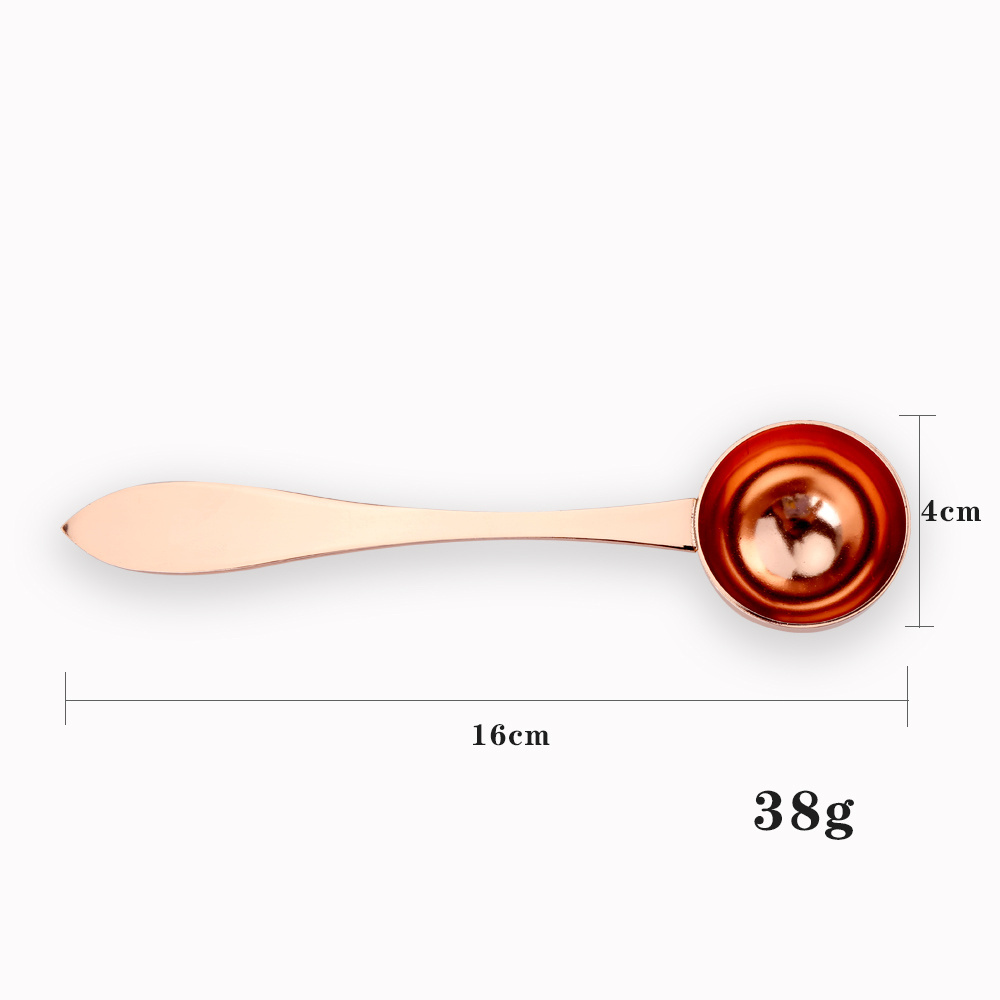 Rose Gold Coffee Scoop Tea Spoons Stainless Steel Measuring Mini Spoon Tablespoon Stirring Spoon for Coffee Tea Sugar