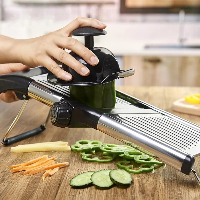 Mandoline Slicer for Kitchen Stainless Steel Vegetable Slicer Adjustable Vegetable Slicer-HD24836-L