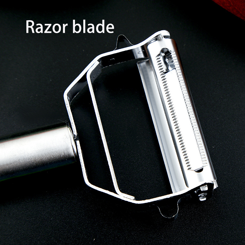 Ultra Sharp Vegetable Peeler Stainless Steel 2 in 1 Julienne Vegetable Peeler Perfect for Carrot Potato Cucumber Gadget