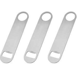 Durable Beer Bottle Opener Stainless Steel Flat Bottle Opener for Kitchen Bar or Restaurant