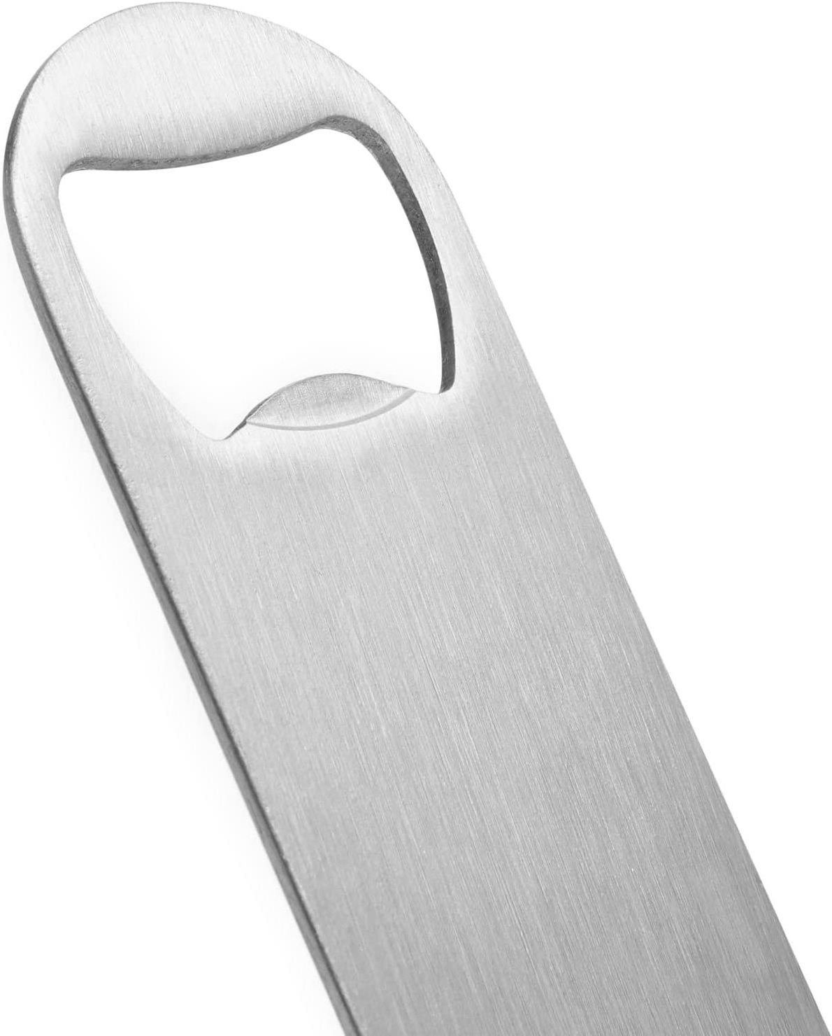 Durable Beer Bottle Opener Stainless Steel Flat Bottle Opener for Kitchen Bar or Restaurant