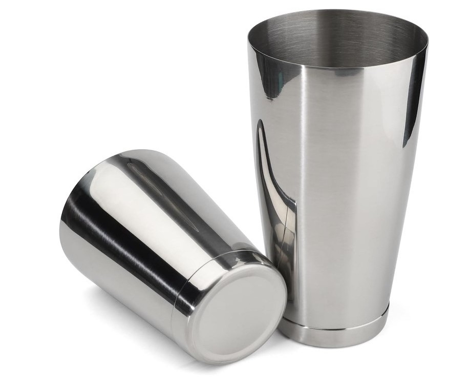 Professional Stainless Steel Bar Cocktail Shaker Boston Shaker Martini Drink Shaker for Bartending and Home Bar