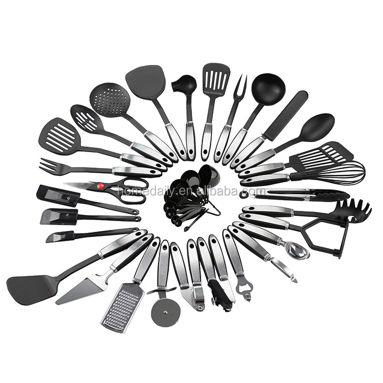 38 Pieces Stainless Steel and Nylon Kitchen Utensils and Gadget Set