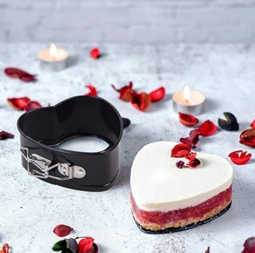 4 inch Heart Shape Mini Cheesecake Pan Baking Molds Accessories of Instapot, Pressure Cooker, Air Fryer & Christmas