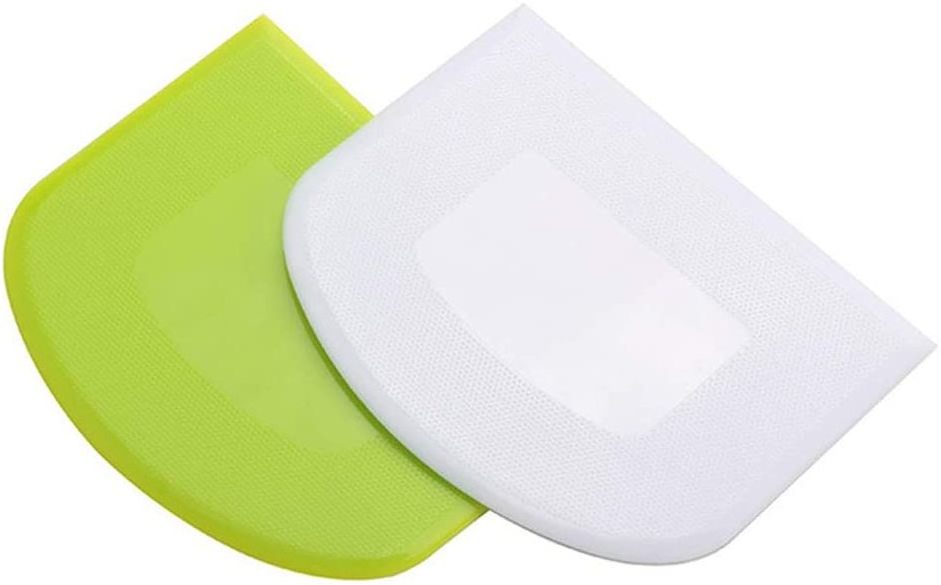 Food-safe Plastic Dough Cutter Dough Scraper  Bench Scraper Multipurpose Food Scrappers