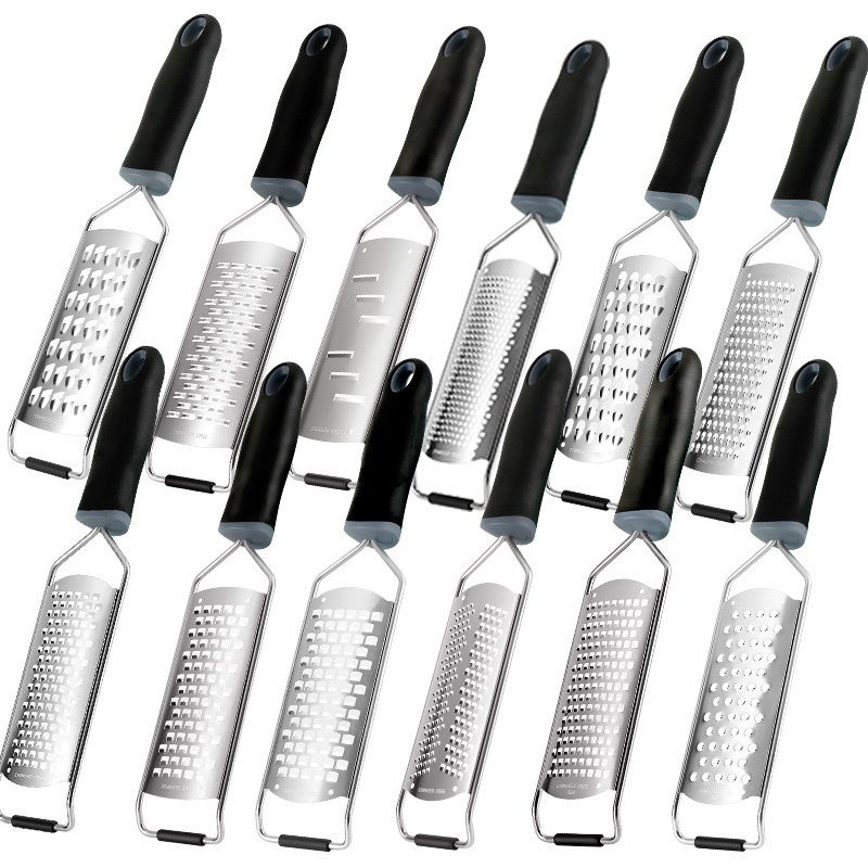 Stainless Steel Cheese Grater Vegetable Fruit Grater Lemon Zester Grater Ergonomic Comfort Grip and Razor Sharp Stainless Steel