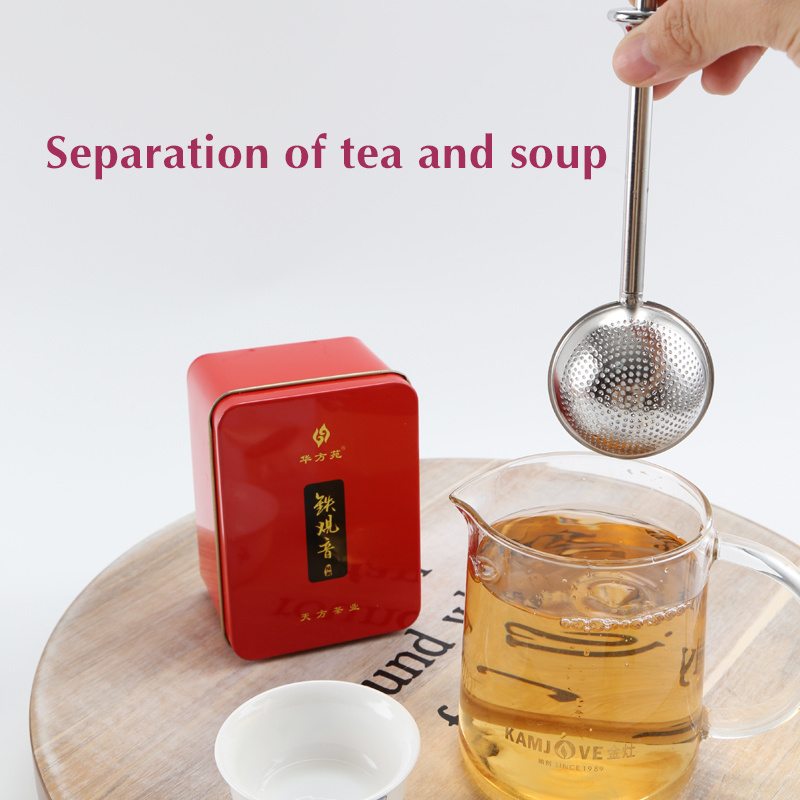 Tea Infuser Stainless Steel Tea Strainer Steeper Tea Diffuser With Long-handle Reusable Filter