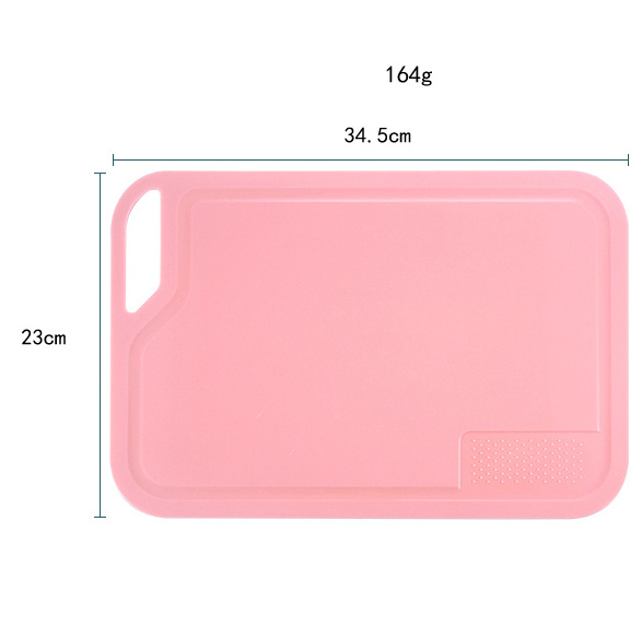 2 in1 Best Selling Kitchen Food Grade PP And Wheat Straw Cutting Board Set Eco-friendly Chopping Board Non-slip Kitchen Tool