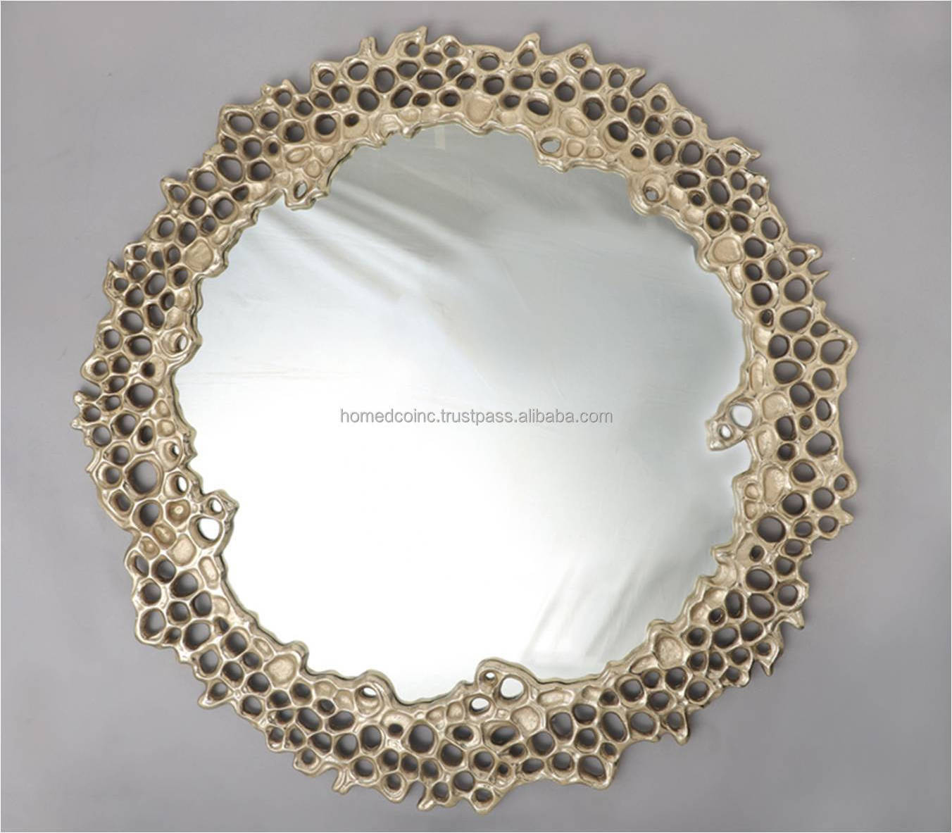 Premium Quality Handmade Modern Gold Celestial Wall Mirror Stunning Starburst Design Eye-Catching Home Accent Living Room