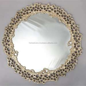 Premium Quality Handmade Modern Gold Celestial Wall Mirror Stunning Starburst Design Eye-Catching Home Accent Living Room