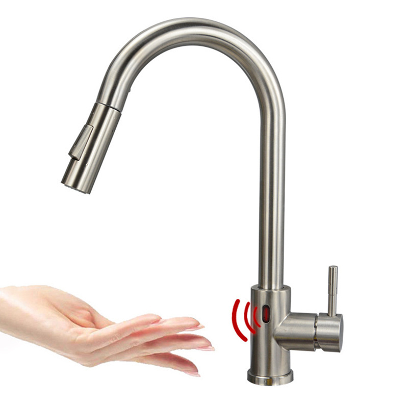 Latest Item With High Quality Kitchen Sink Faucet  Waterfall Kitchen Faucet  Touchless Faucet