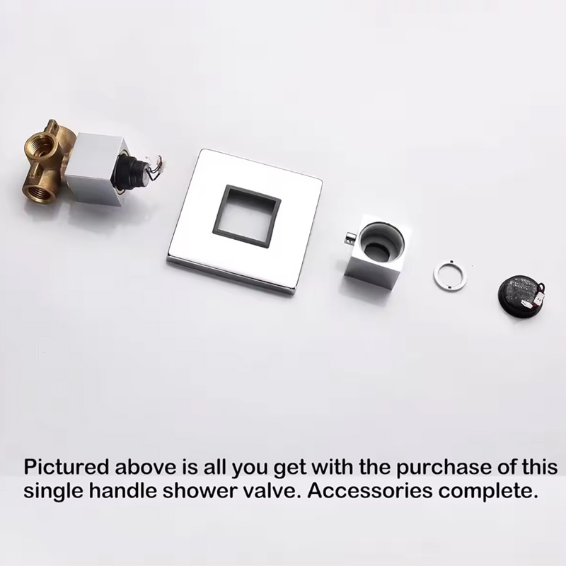 Temperature Control Digital Display Shower Diverter Valve Rough-In Mixing Shower Valve Kit