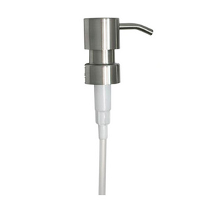 304 Stainless Steel Liquid Lotion soap bottle dispenser pump