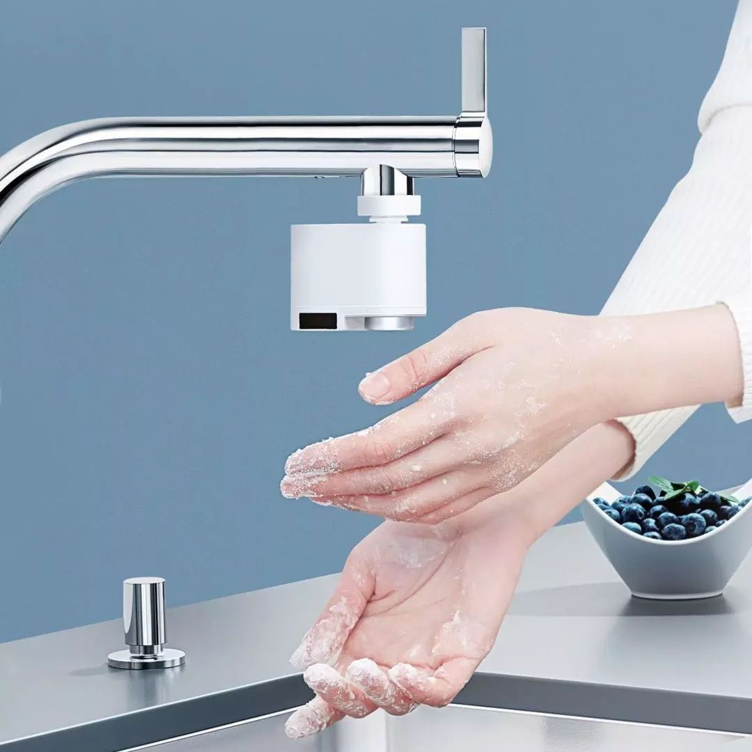 Touchless Faucet Adapter for Kitchen Bathroom Sink Smart Sensor Faucet with Anti-Overflow Water Saving Automatic Nozzle