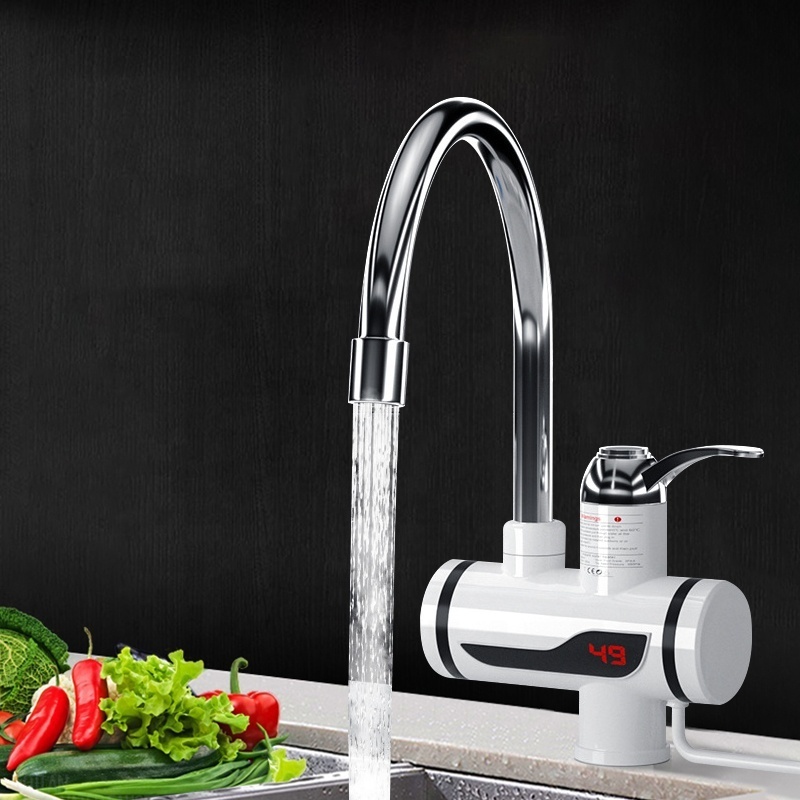 Fast Heat Electric hot Water tap Heater 3S Instant Kitchen Faucets with LED Digital Display