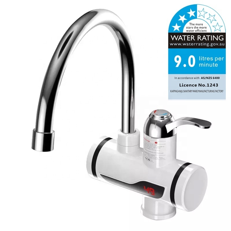 Fast Heat Electric hot Water tap Heater 3S Instant Kitchen Faucets with LED Digital Display