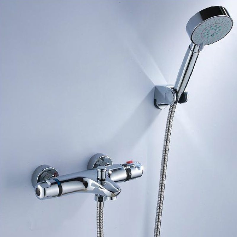 Thermostatic Mixer For Bath And Shower Hot Cold Water Mixer Valve Bathroom Shower Faucet Wall Mounted Mixer Tap