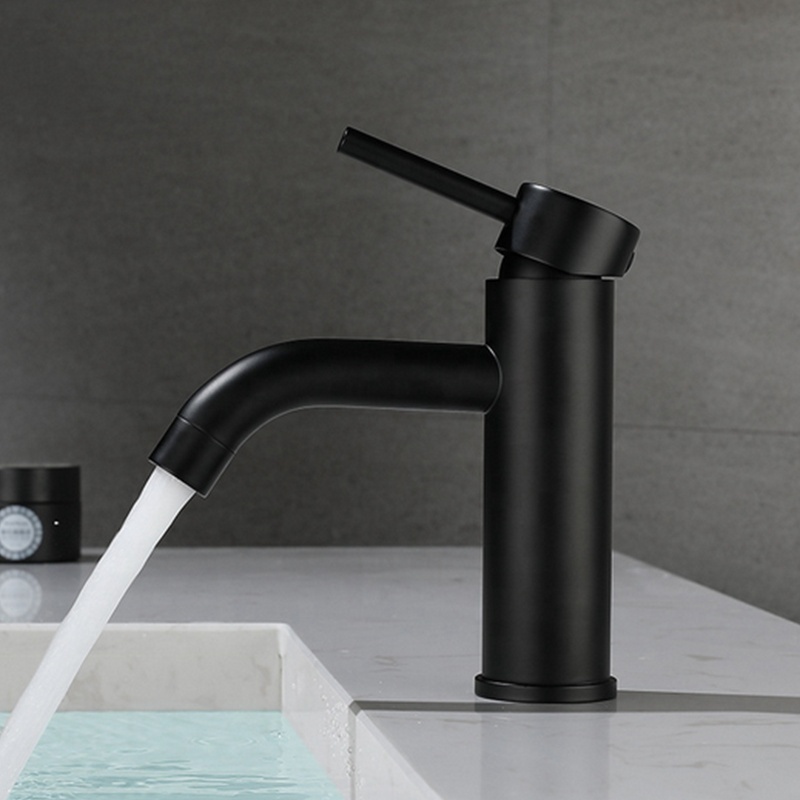 Factory supplier modern bathroom sink tap single handle water wash hand basin faucet