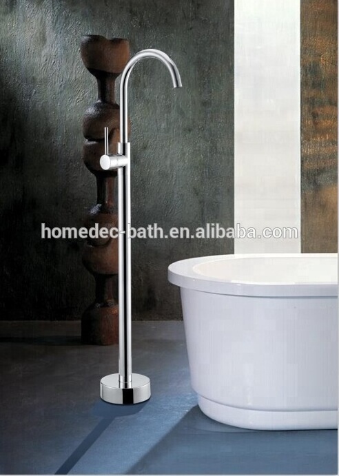 Kaiping supplier brass floor free stand faucet bath shower mixer Bathtub faucet