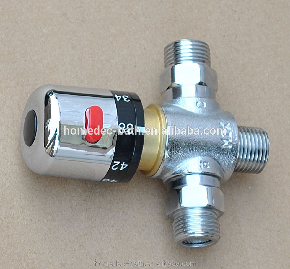 Solar Water Heater automatic brass thermostatic mixer valve