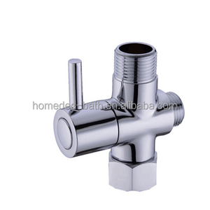 3 way t adpater diverter shut off valve water control valve for bidet sprayer shower