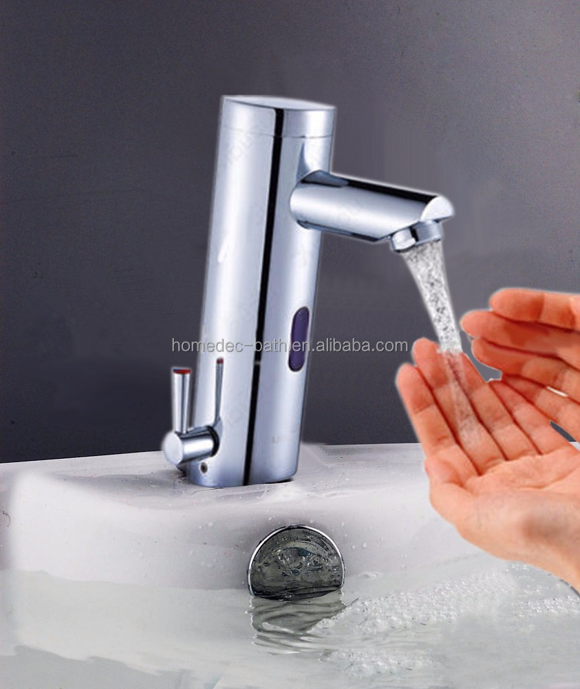 brass hot and cold smart bathroom sensor faucet IR basin faucet tap