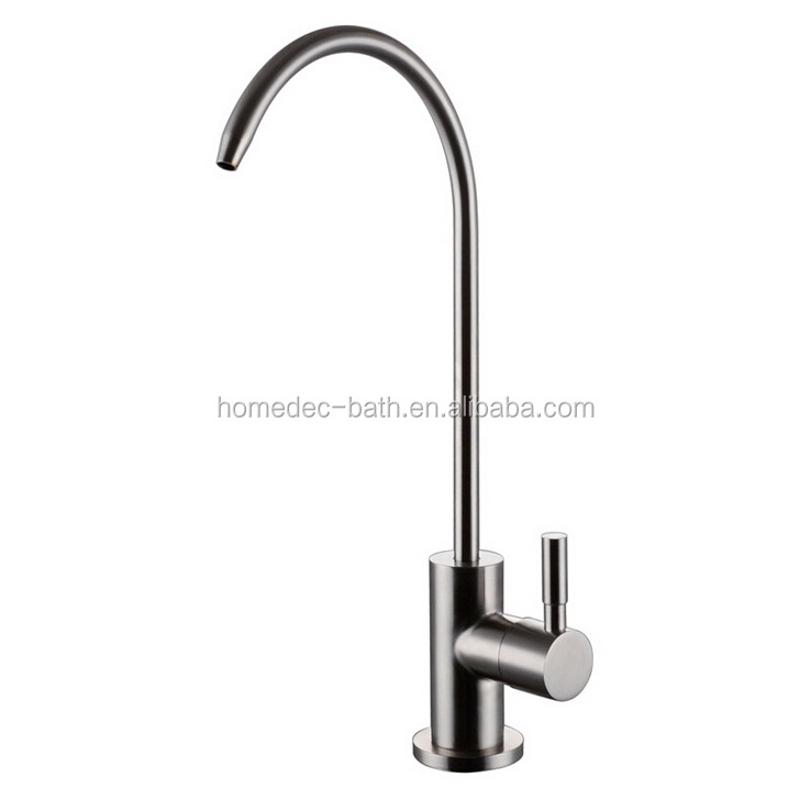 SUS304 stainless steel flexible rotatable lead free kitchen direct drinking faucet