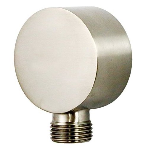 Modern Bathroom shower head joint Brass brushed nickel 1/2