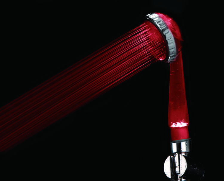 Luxury LED Hand Shower LED Lighting Shower Head For Bathroom