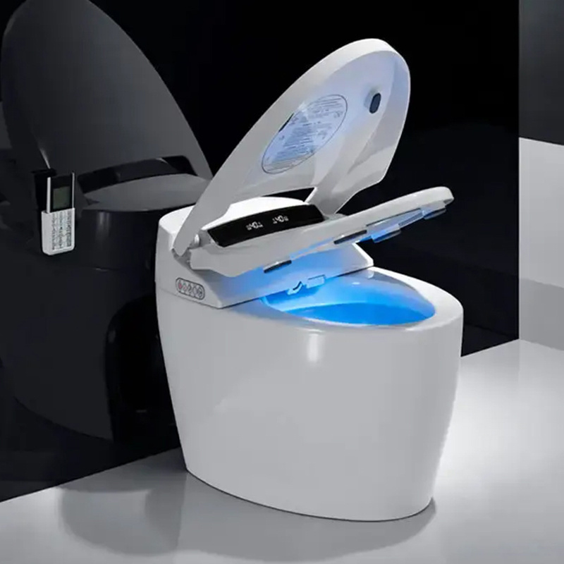 Japanese Fashion automatic Sensor Flush Bathroom One Piece Intelligent wc Commode smart toilet bidet bowl