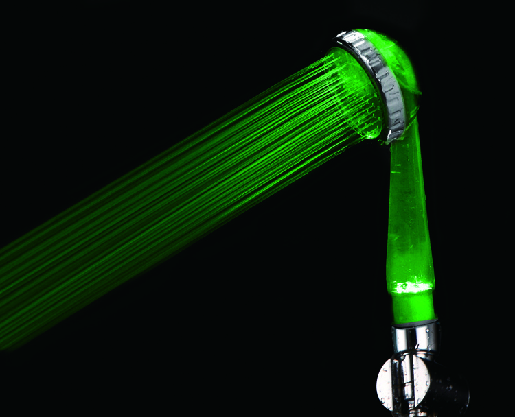 Luxury LED Hand Shower LED Lighting Shower Head For Bathroom