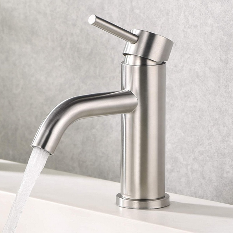 Factory supplier modern bathroom sink tap single handle water wash hand basin faucet