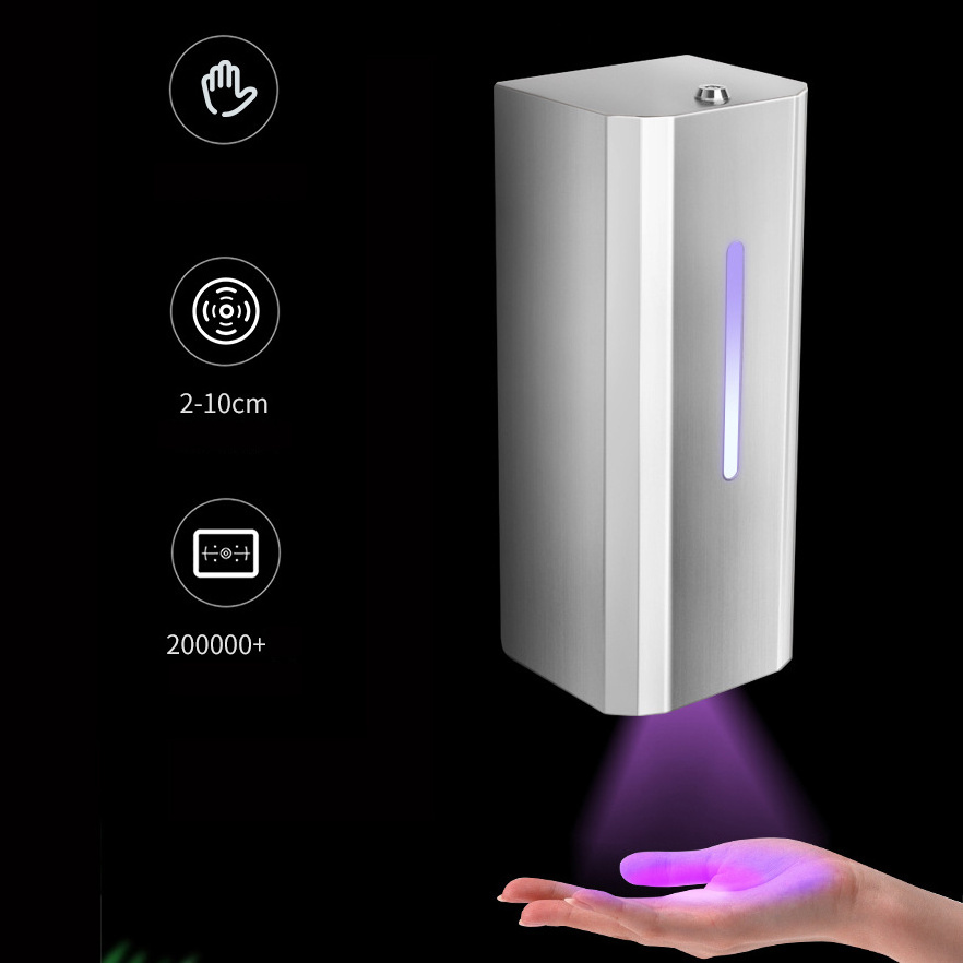 1000ml 304 Stainless Steel Smart Wall Mounted Automatic infrared sensor Hand Sanitizer Touchless liquid Soap Dispenser