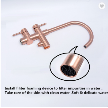 Floor Bathtub faucets rose gold  free standing tub faucet