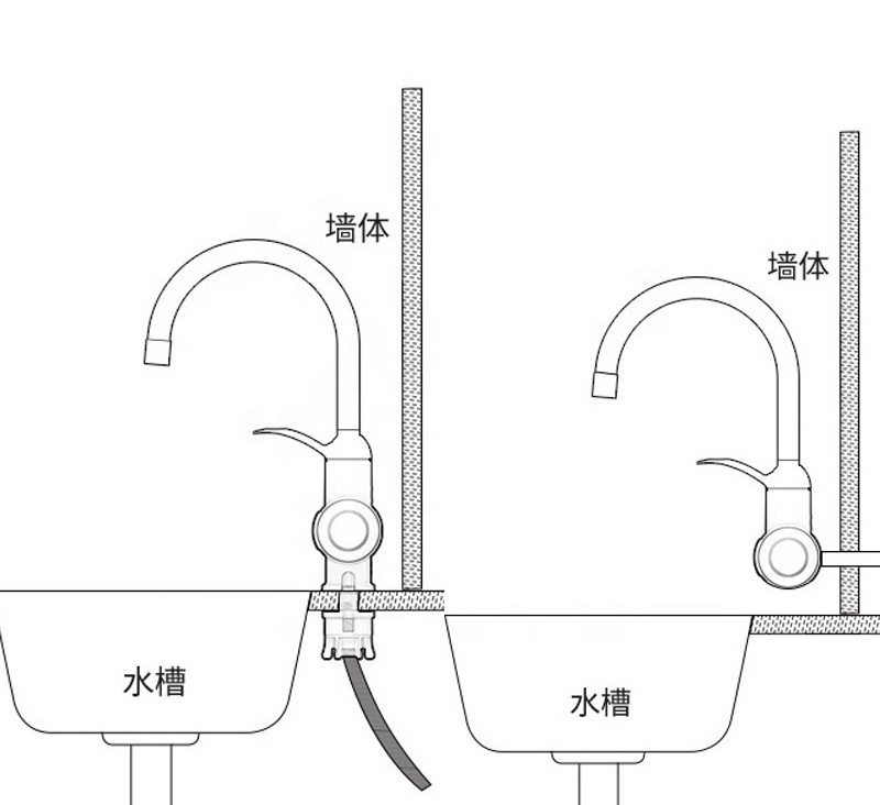 Electric Instant  LED Digital Hot Water Heater Fast Heating Tap Hot Water Kitchen Faucets